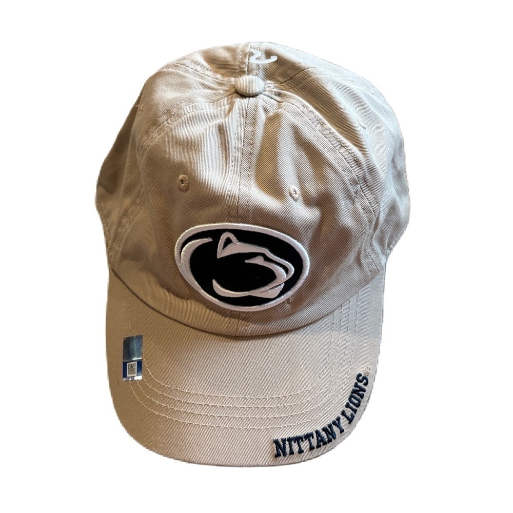 Penn State Nittany Lions Beige Tan Cap Baseball Hat Adjustable